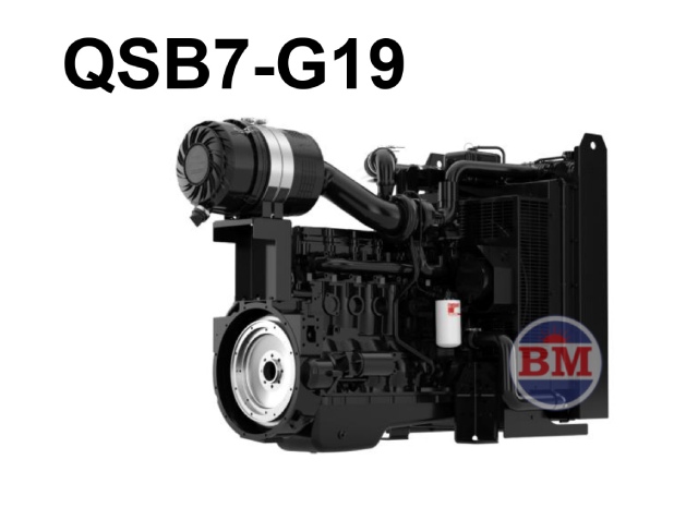 Máy phát điện Cummins 250kVA C250D5I được trang bị động cơ Diesel Cummins QSB7-G19