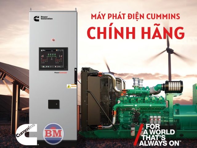 Bình Minh Group cung cấp máy phát điện Cummins 300kVA C300D5B chính hãng, chất lượng với giá tốt