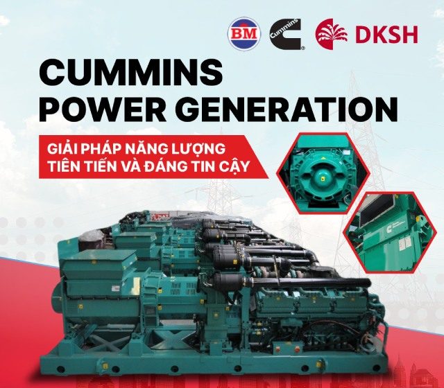Máy phát điện Cummins 55kVA C55D5I - Nơi mua chính hãng, chất lượng với giá tốt
