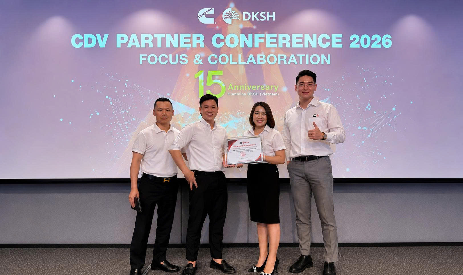 Đại diện Bình Minh tại sự kiện CDV Partner Conference của Cummins