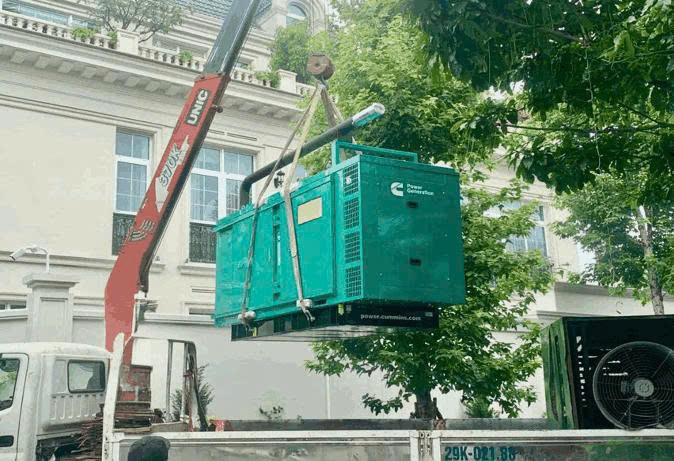 Lắp đặt máy tại dự án Quốc Oai